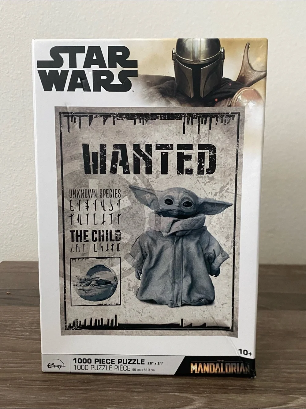 Disney Parks Walt World WANTED Grogu Child Puzzle Mandalorian 1,000 Piece
